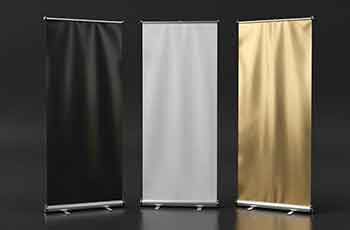 Ролл ап (roll-up), Press Wall (пресс волл) стенды