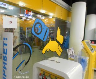 Оформление витрин магазина