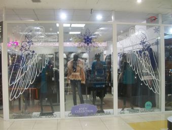 Оформление витрин магазина